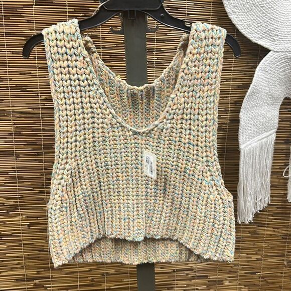 Free People‎ Womens Hoopla Sweater Vest Size S - Picture 3 of 3